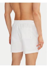 Calvin Klein Swimwear Szorty kąpielowe KM0KM01092 Biały Regular Fit. Kolor: biały. Materiał: syntetyk