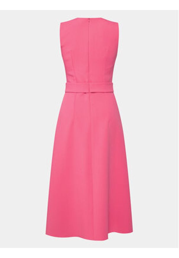 Nissa Sukienka koktajlowa RC14788 Różowy Slim Fit. Kolor: różowy. Materiał: syntetyk. Styl: wizytowy