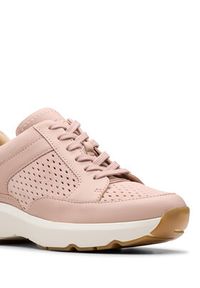 Clarks Sneakersy Tivoli Walk 26181465 Różowy. Kolor: różowy. Materiał: skóra #3