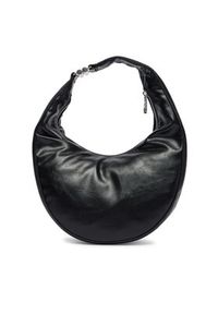 Calvin Klein Torebka Buckle Convertible Small Hobo LV04F3512G Czarny. Kolor: czarny. Materiał: skórzane #5