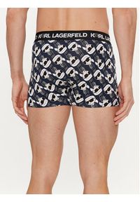 Karl Lagerfeld - KARL LAGERFELD Komplet 3 par bokserek 236M2100 Kolorowy. Materiał: bawełna. Wzór: kolorowy #8