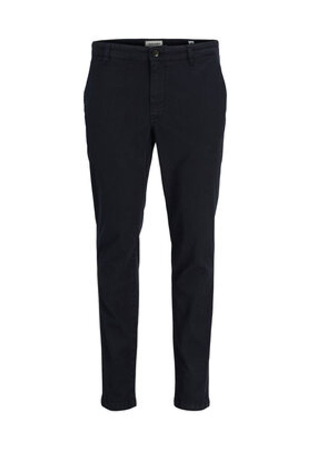 Jack & Jones Chinosy Marco Arthur 12260904 Granatowy Slim Fit. Kolor: niebieski. Materiał: bawełna