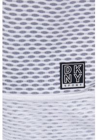 DKNY - Dkny bluza damska kolor biały gładka. Okazja: na co dzień. Kolor: biały. Materiał: dzianina. Długość rękawa: raglanowy rękaw. Wzór: gładki. Styl: casual