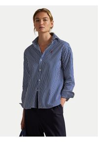 Polo Ralph Lauren Koszula 211910743032 Niebieski Regular Fit. Typ kołnierza: polo. Kolor: niebieski. Materiał: bawełna