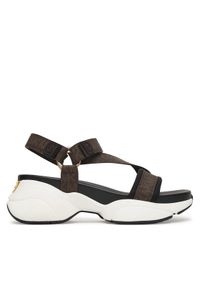 MICHAEL Michael Kors Sandały Bowie Sandal 43S6BWFA1B Brązowy. Kolor: brązowy. Materiał: skóra #1