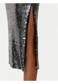 Rinascimento Spódnica midi CFC0019735002 Srebrny Regular Fit. Kolor: srebrny. Materiał: syntetyk #3