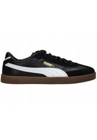 Puma - Buty na co dzień damskie PUMA CLUB II skóra. Okazja: na co dzień. Kolor: czarny. Materiał: guma, skóra, tkanina, materiał, syntetyk. Sport: turystyka piesza