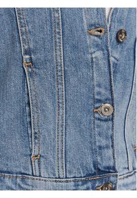 Fracomina Kurtka jeansowa FP23SJ4001D40102 Niebieski Regular Fit. Kolor: niebieski. Materiał: jeans, bawełna