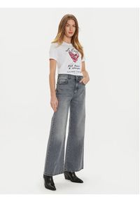 only - ONLY T-Shirt Kita 15332698 Biały Regular Fit. Kolor: biały. Materiał: bawełna #8