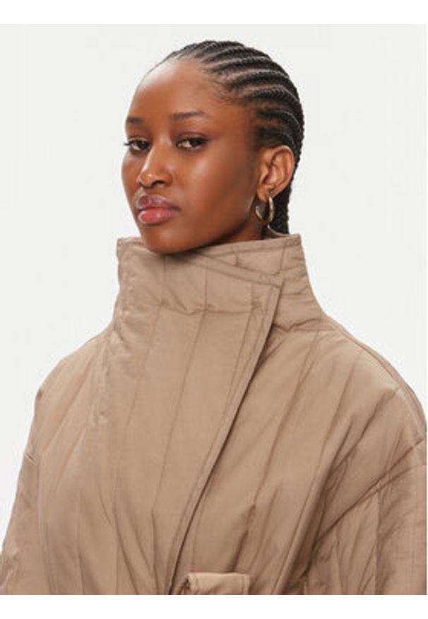 Calvin Klein Kurtka przejściowa K20K206767 Brązowy Relaxed Fit. Kolor: brązowy. Materiał: syntetyk