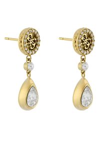 Guess Kolczyki JUBE05 235JW Złoty. Materiał: metalowe. Kolor: złoty #1