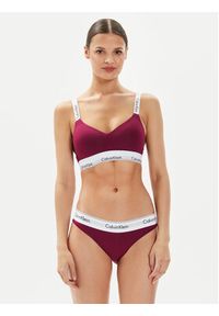 Calvin Klein Underwear Biustonosz bezfiszbinowy 000QF7059E Fioletowy. Kolor: fioletowy. Materiał: bawełna