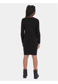 Calvin Klein Jeans Sukienka codzienna IG0IG02233 Czarny Slim Fit. Okazja: na co dzień. Kolor: czarny. Materiał: bawełna. Typ sukienki: proste. Styl: casual