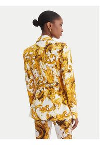 Versace Jeans Couture Marynarka 80HAQ702 NS756 Biały Slim Fit. Kolor: biały. Materiał: syntetyk #2