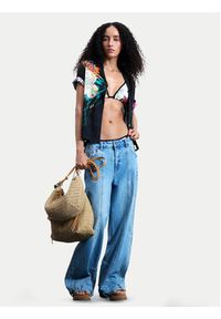 Desigual Koszula Daikiri 26SWCW36 Czarny Regular Fit. Kolor: czarny. Materiał: wiskoza #3