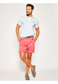 Lacoste Polo PH4012 Niebieski Slim Fit. Typ kołnierza: polo. Kolor: niebieski. Materiał: bawełna #3