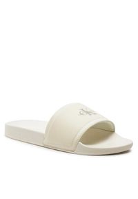 Calvin Klein Jeans Klapki Slide Institutional Metallic YM0YM01018 Szary. Kolor: szary #6