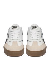 Reebok Sneakersy CEO-FORTE LOUNGER DOUBLE UP AR30255WWCX Biały. Kolor: biały. Materiał: skóra, zamsz #7