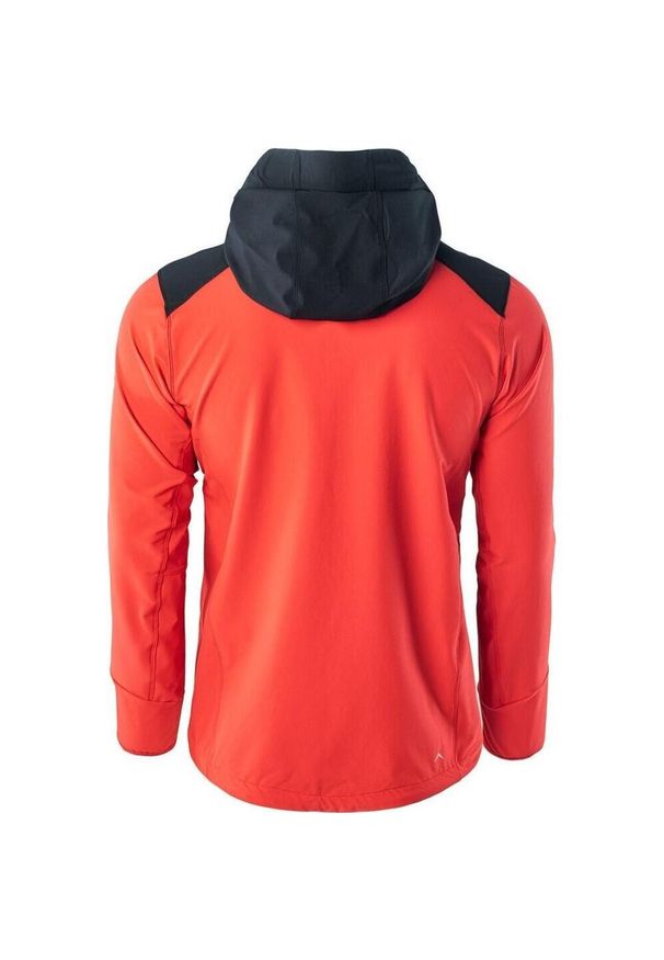 Elbrus - Męska Kurtka Pro Guard Soft Shell. Kolor: czerwony, czarny, wielokolorowy. Sport: turystyka piesza