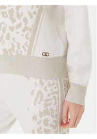 Liu Jo Sweter TF5172 MS49I Écru Regular Fit. Materiał: wiskoza #2