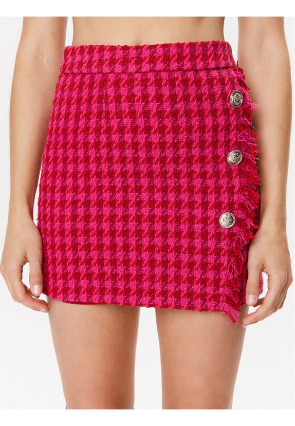 Liu Jo Spódnica mini MF3237 T3689 Różowy Regular Fit. Kolor: różowy. Materiał: bawełna, syntetyk