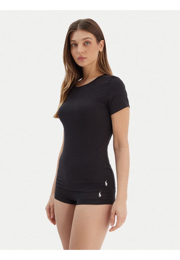 Polo Ralph Lauren Piżama 4P0719 Czarny Regular Fit. Kolor: czarny. Materiał: bawełna