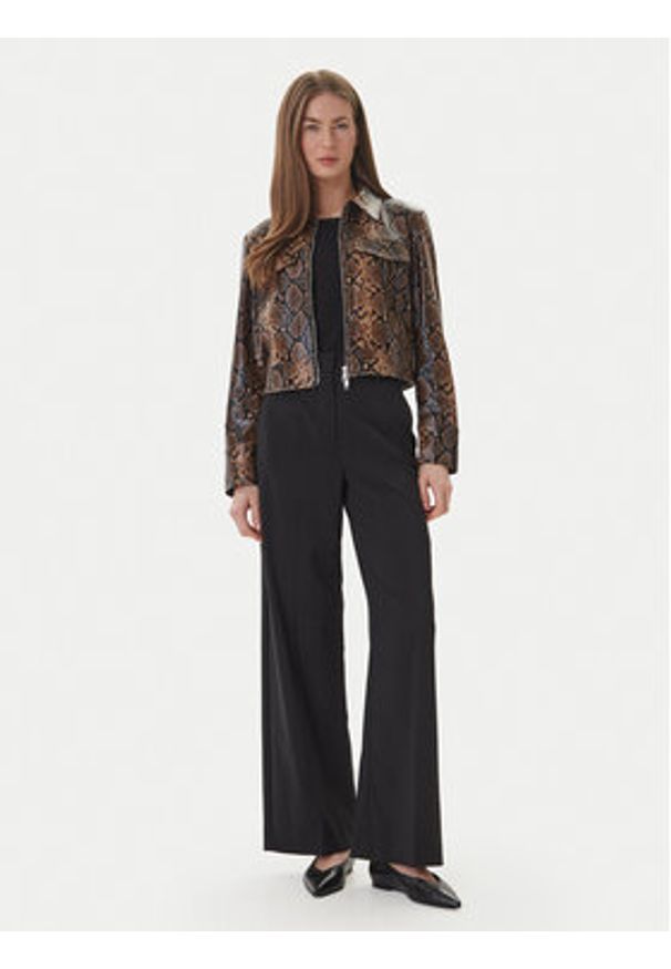 only - ONLY Kurtka z imitacji skóry Paris 15365492 Brązowy Regular Fit. Kolor: brązowy. Materiał: skóra