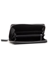 Calvin Klein Duży Portfel Damski Ck Must Ziparound Lg K60K606698 Czarny. Kolor: czarny. Materiał: skóra #3