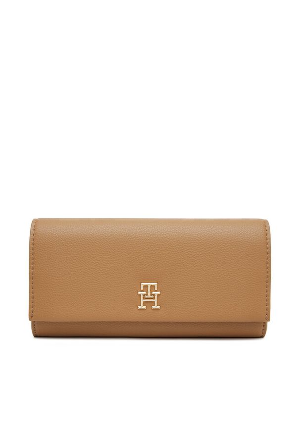 Brązowy portfel TOMMY HILFIGER