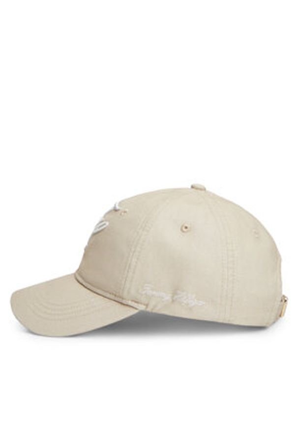 TOMMY HILFIGER - Tommy Hilfiger Czapka z daszkiem Logo Embroidery Baseball Cap AW0AW18338 Beżowy. Kolor: beżowy. Materiał: bawełna
