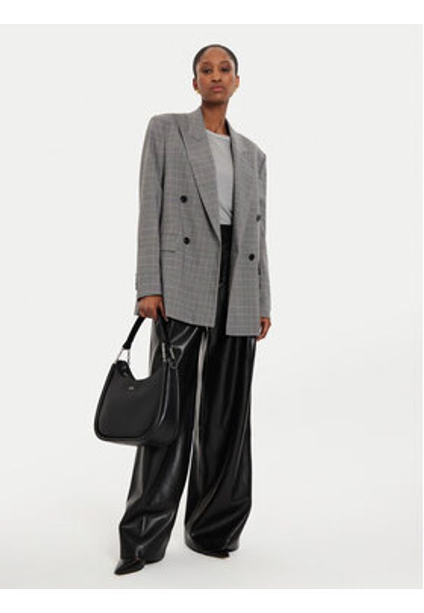 BOSS - Boss Marynarka Juseka 50523277 Szary Relaxed Fit. Kolor: szary. Materiał: syntetyk, wełna