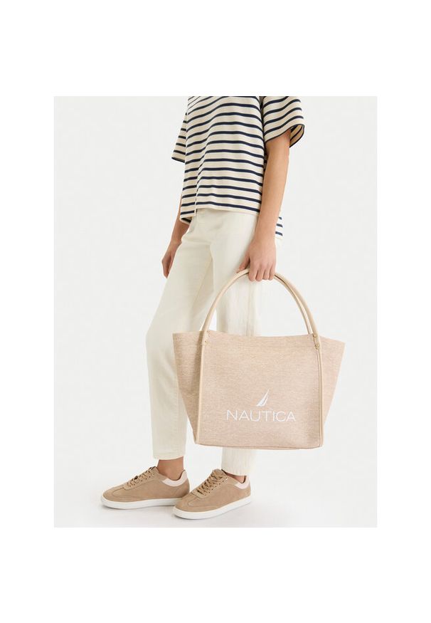 Torebka Nautica. Kolor: beżowy