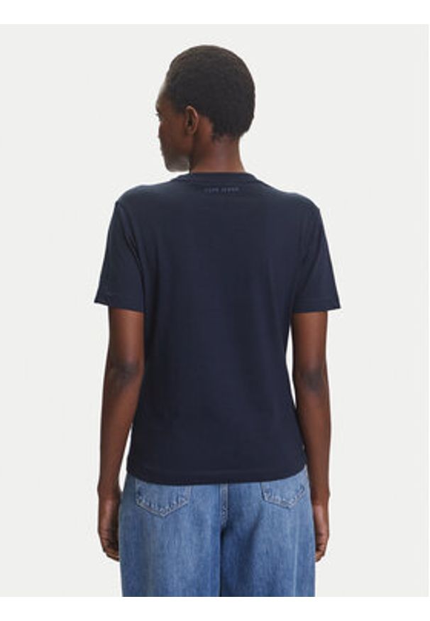Pepe Jeans T-Shirt Red Bull Racing RL500004 Granatowy Regular Fit. Kolor: niebieski. Materiał: bawełna