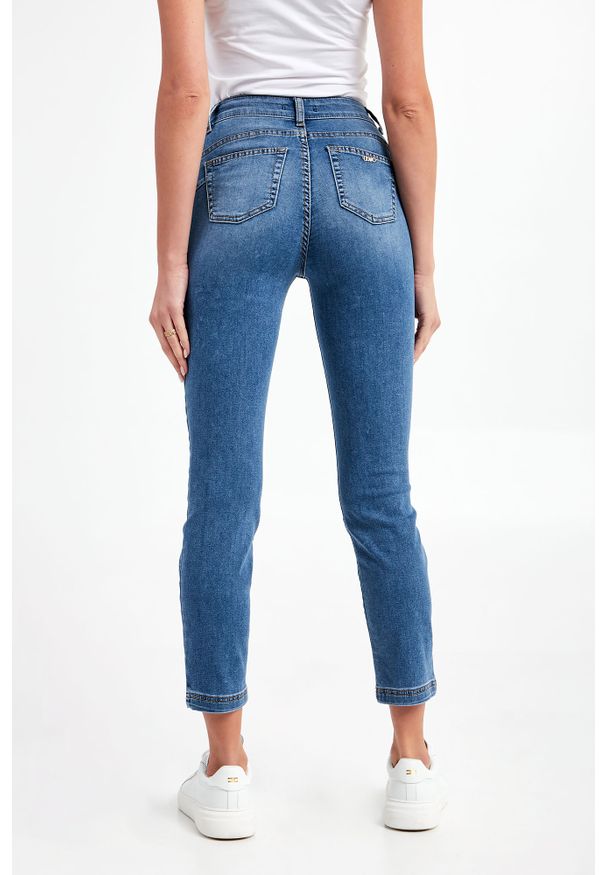 Liu Jo Sport - JEANSY LIU JO SPORT. Wzór: aplikacja. Styl: sportowy
