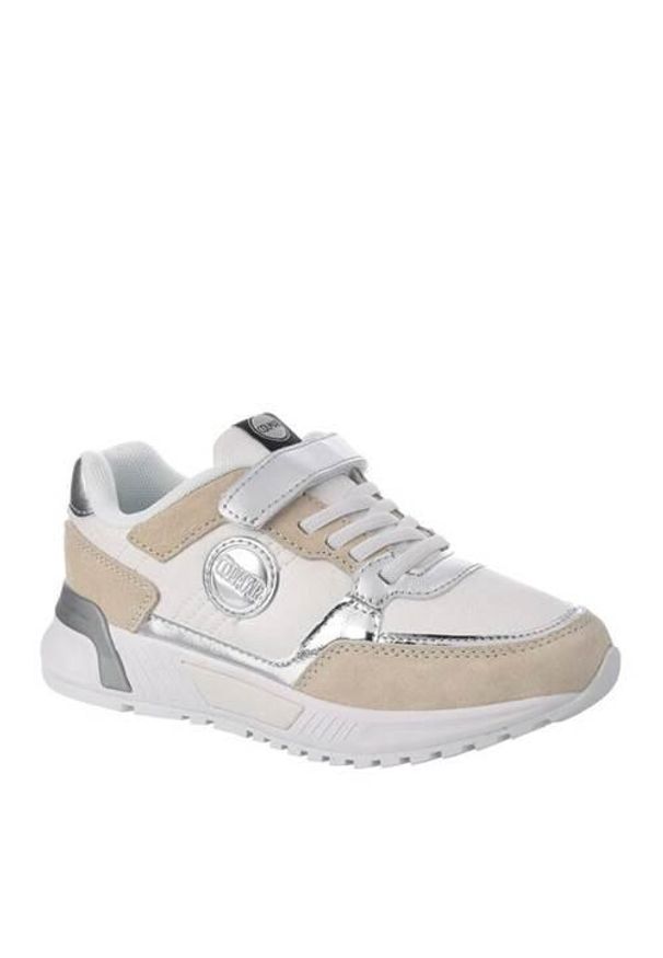 Buty do chodzenia dla dzieci Colmar Dalton Lux. Zapięcie: sznurówki. Kolor: biały, wielokolorowy. Materiał: guma, tkanina, zamsz, materiał, syntetyk. Szerokość cholewki: normalna. Sport: turystyka piesza