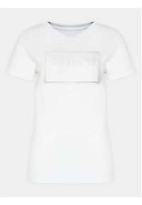 Armani Exchange T-Shirt 3DYT59 YJ3RZ 1000 Biały Regular Fit. Kolor: biały. Materiał: bawełna #4