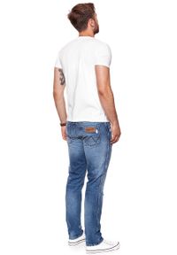 Wrangler - KOSZULKA WRANGLER SS EAGLE TEE OFFWHITE W7B74FK02. Wzór: kolorowy, nadruk #7