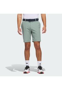 Adidas - Ultimate365 8.5-Inch Golf Shorts. Kolor: zielony. Materiał: materiał. Sport: golf