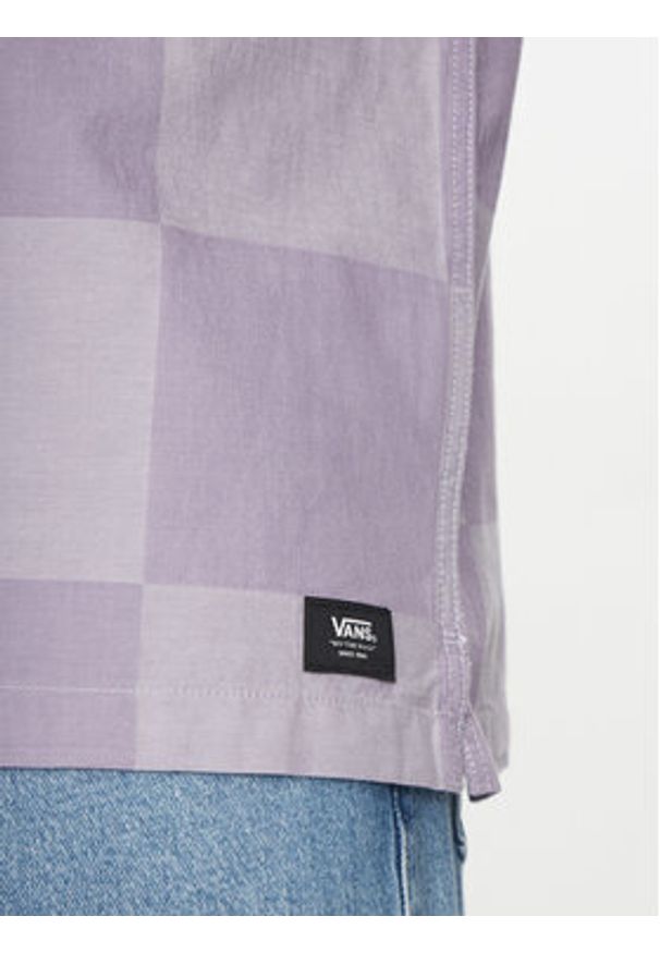 Vans Koszula VN000M18E571 Fioletowy Regular Fit. Kolor: fioletowy. Materiał: bawełna