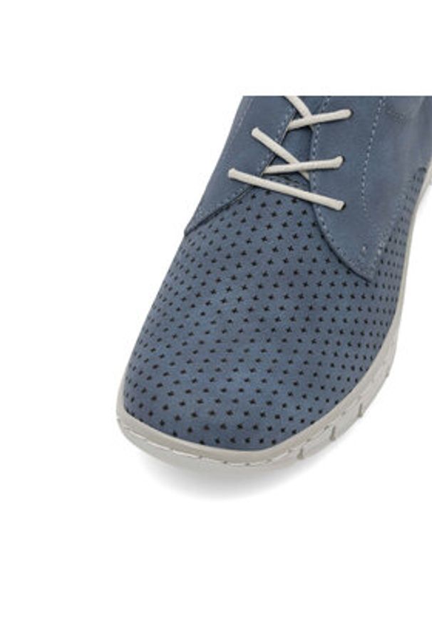 Clara Barson Półbuty Ceecee WS6075-03 Granatowy. Kolor: niebieski. Materiał: skóra