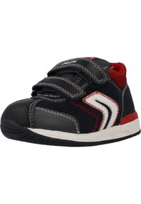 Geox - Buty GEOX B RISHON BOY Niebieski. Kolor: niebieski. Materiał: tkanina, skóra. Sport: turystyka piesza
