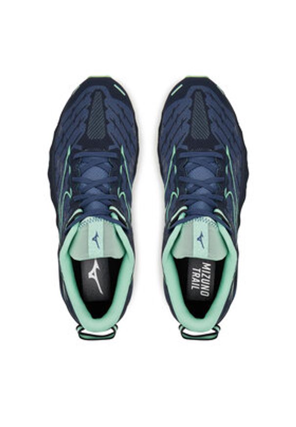 Mizuno Buty do biegania Wave Mujin 10 J1GJ2470 Granatowy. Kolor: niebieski. Materiał: materiał. Model: Mizuno Wave
