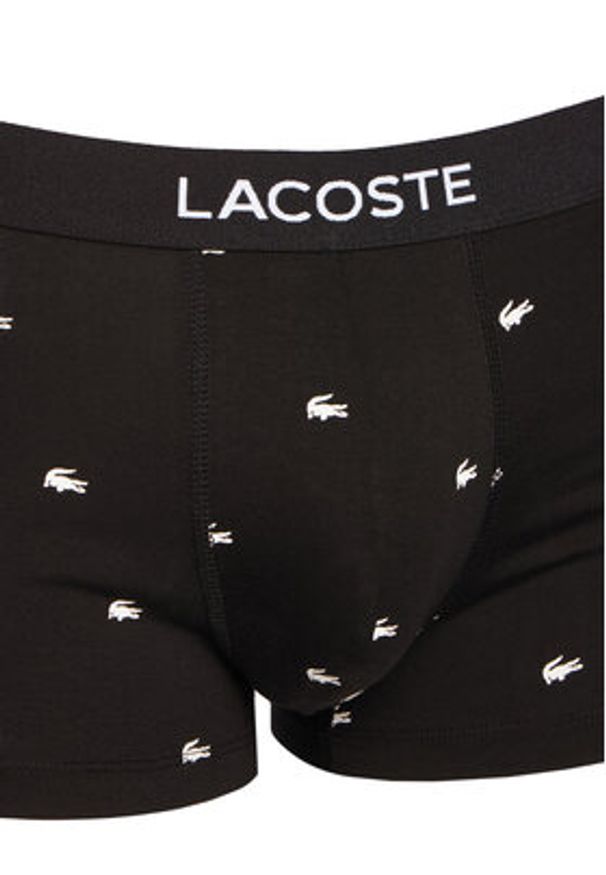Lacoste Komplet 3 par bokserek 5H1299 Czarny. Kolor: czarny. Materiał: bawełna