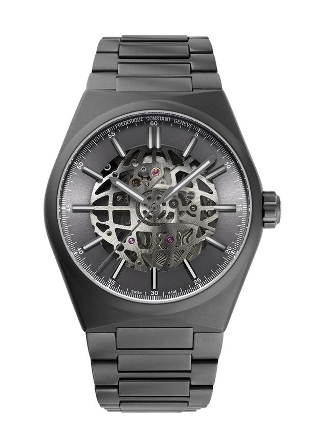 Zegarek Męski FREDERIQUE CONSTANT Automatic Skeleton HIGHLIFE FC-310DGSKT4TNH6B. Styl: casual, elegancki