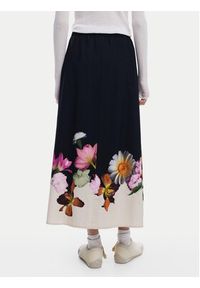 Desigual Spódnica trapezowa Lindo 25SWFW18 Czarny Regular Fit. Kolor: czarny. Materiał: bawełna #3