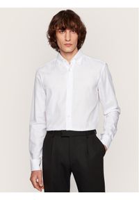 BOSS - Boss Koszula Jorke 50440531 Biały Slim Fit. Kolor: biały. Materiał: bawełna