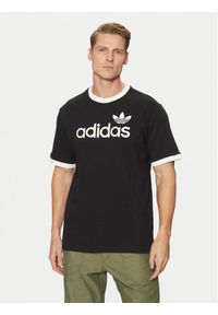 Adidas - adidas T-Shirt Simple JC8372 Czarny Regular Fit. Kolor: czarny. Materiał: bawełna