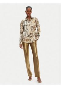 Marciano Guess Spodnie materiałowe 5GGB18 7312A Beżowy Regular Fit. Kolor: beżowy. Materiał: wiskoza