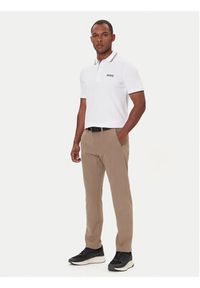 BOSS Polo Paddy Pro 50469102 Beżowy Regular Fit. Typ kołnierza: polo. Kolor: beżowy. Materiał: bawełna #5