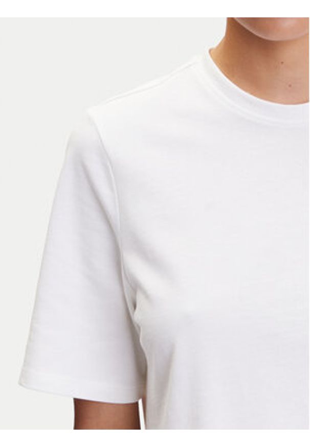 only - ONLY T-Shirt Zinna 15325262 Biały Regular Fit. Kolor: biały. Materiał: bawełna